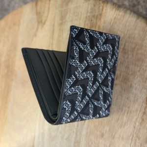 Michael Kors Wallet Multi Color Graphic Logo Bill Fold